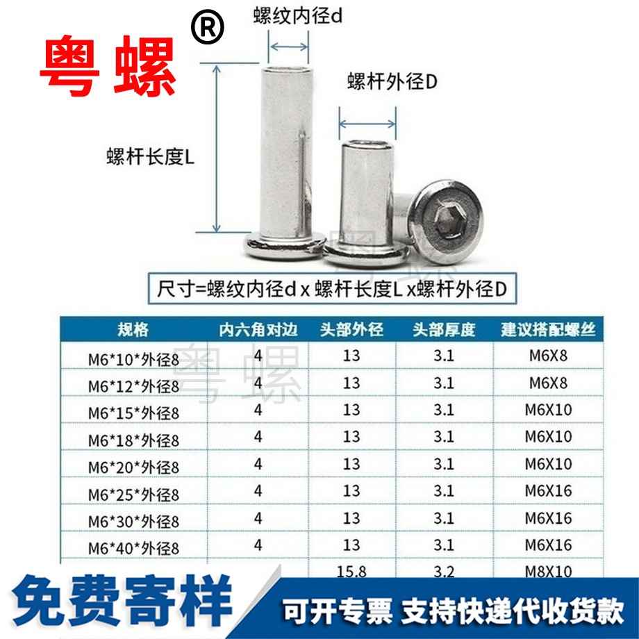 定制五指山家具螺母