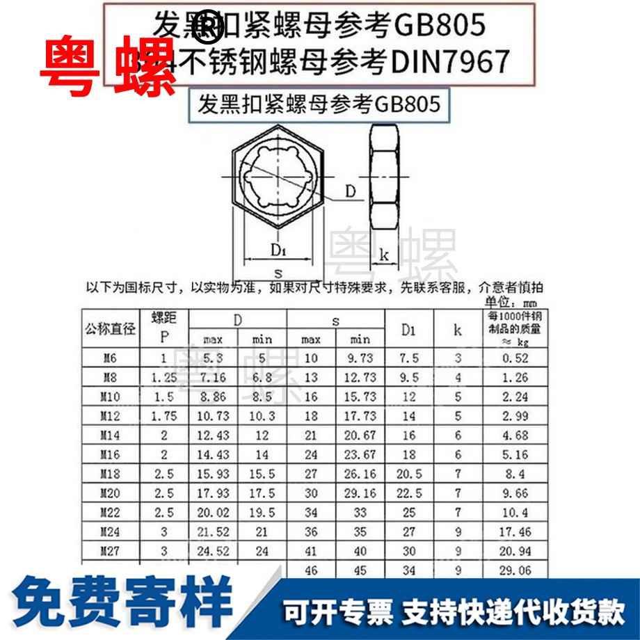 定做南陽扣緊螺母