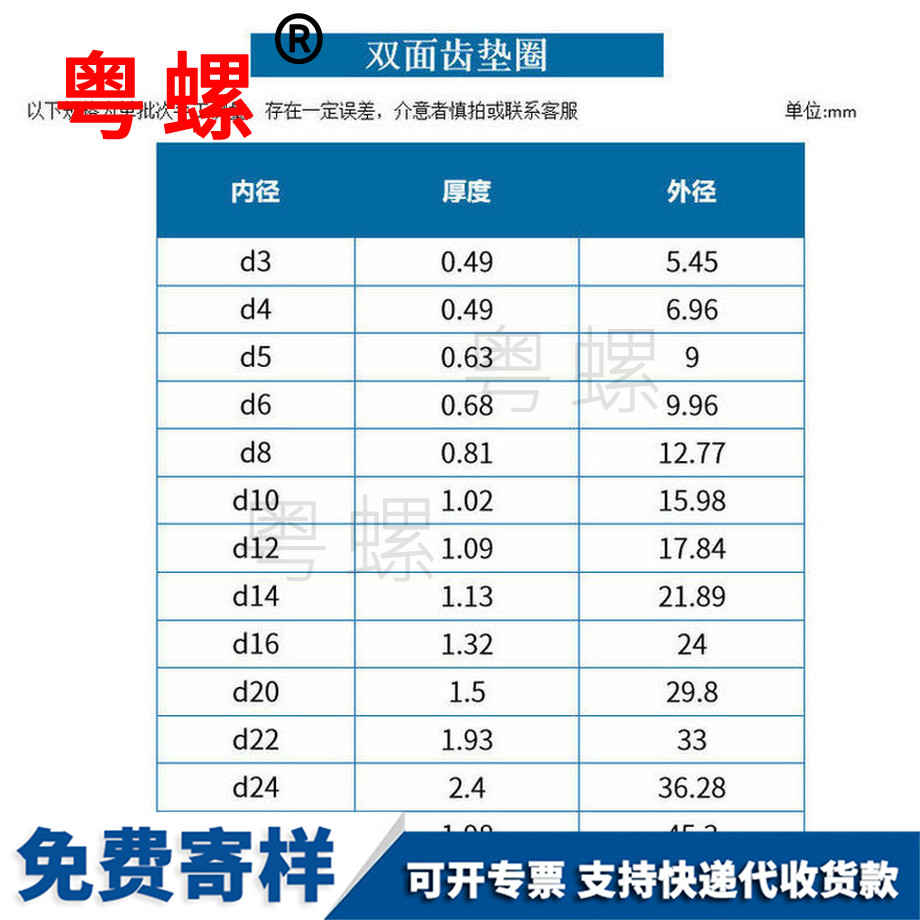 定制錳鋼廊坊雙面齒墊圈